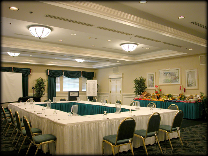 Small Formal Cocoa Beach Hotel Meeting Room